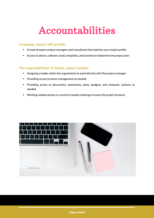 Project Management Proposal Template